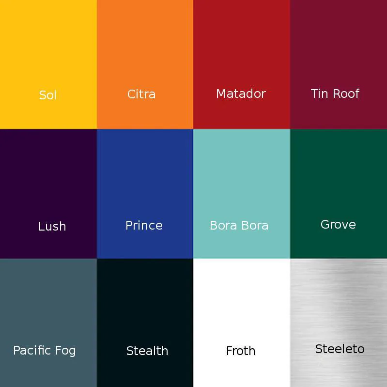 Hestan Built-In Grill with 12 color options