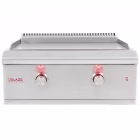 Cooking surface and control panel on Blaze Premium LTE 30" Built-In Griddle w/ Lights