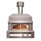 The Alfresco 30-Inch Built-In Propane Pizza Oven